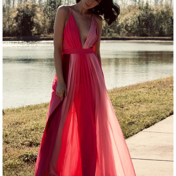Ombré Maxi Gown - Picture 7 of 8